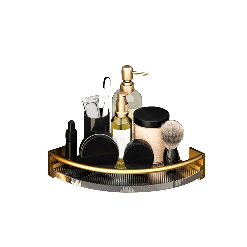 Avtoit | 6-piece bathroom accessory set made of gold-colored metal bathroom hardware set