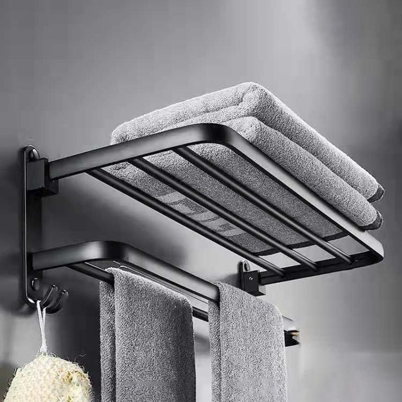 Avtoit | Modern Bathroom Accessories Set Towel Holder Black Soap Dish Bath Accessories Set