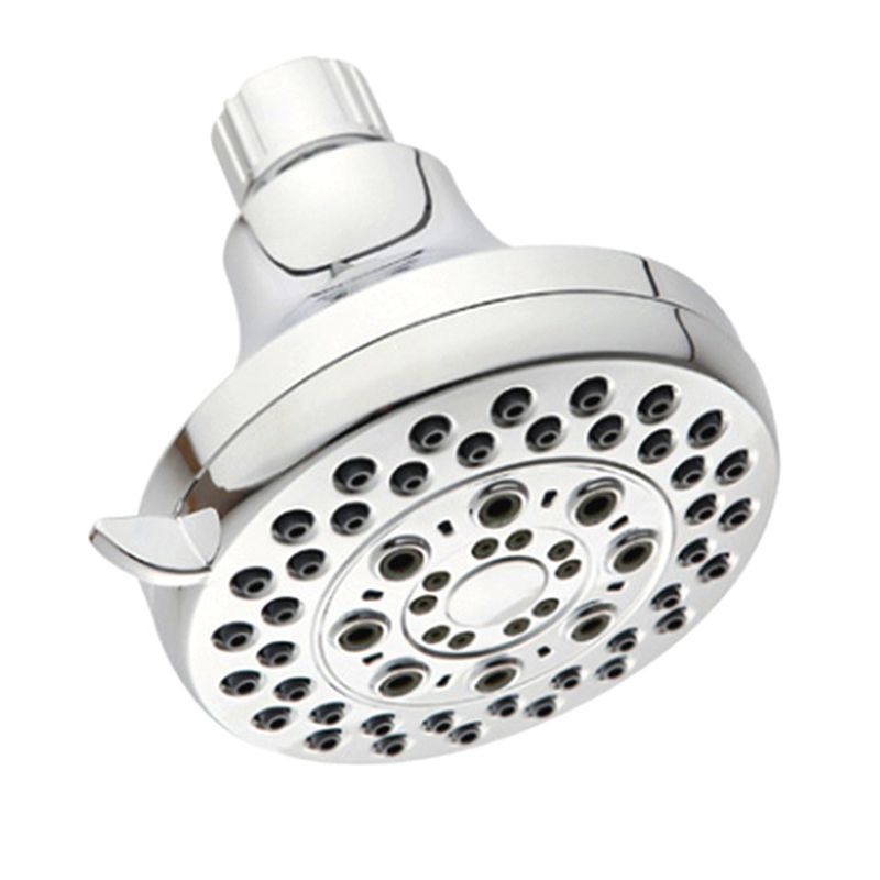 Avtoit | Silver Dual Shower Head Round Rainfall Wall-Mounted Shower Head