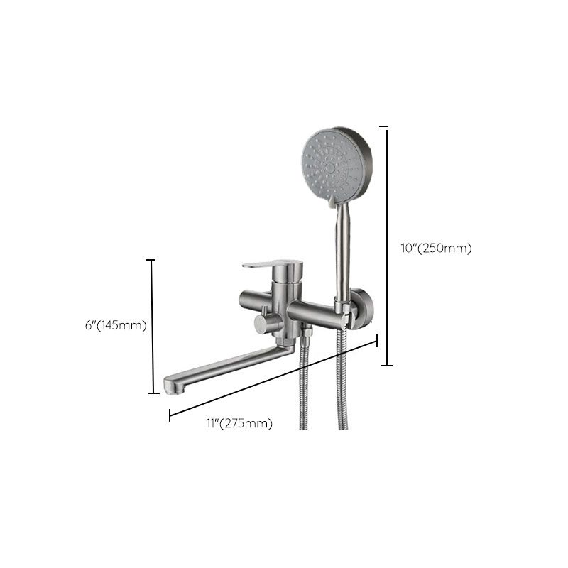 Avtoit | Bathroom Bathtub Faucet Lever Handheld Shower Bathtub Faucet