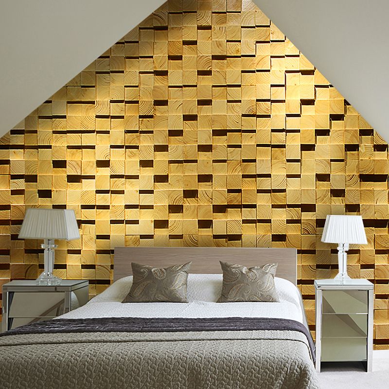 Avtoit | Wood Mosaic Cladding Shiplap Glue Contemporary Interior Wall Cladding