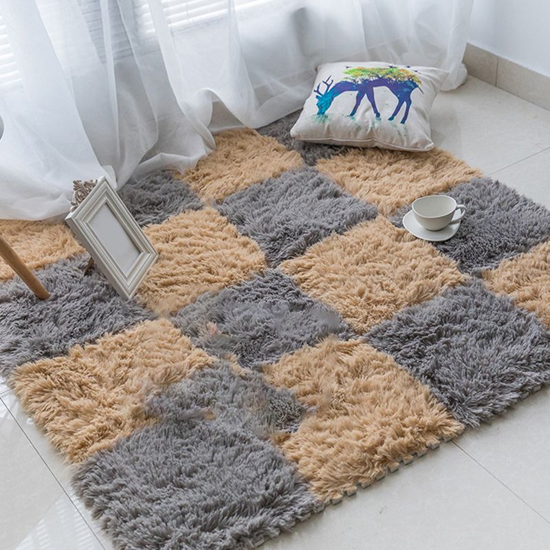 Avtoit | Basic carpet tiles solid color long pile square bedroom carpet tiles