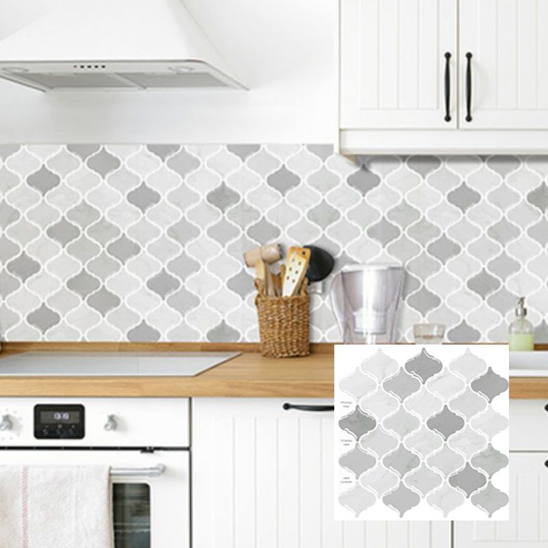 Avtoit | Peel & Stick Subway Tiles Plastic Stain Resistant Peel & Stick Subway Tiles 5-Pack
