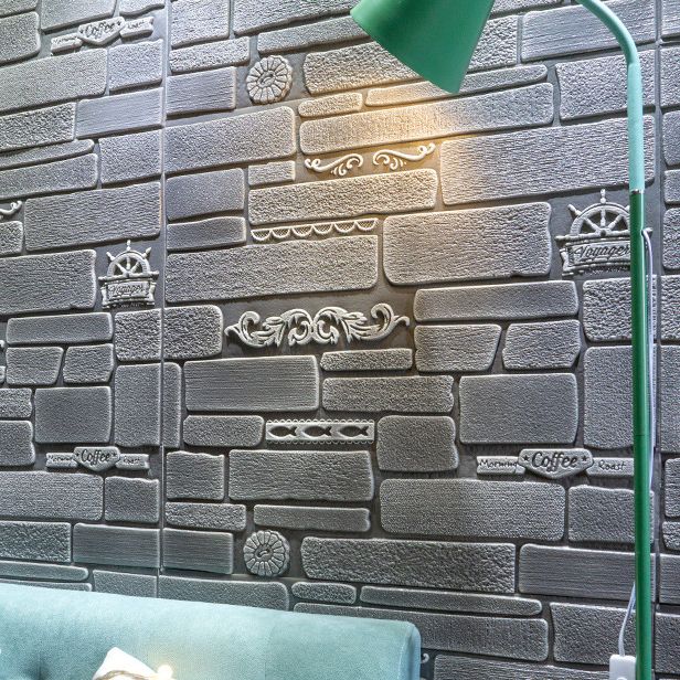 Avtoit | Modern Wall Covering Peel and Stick Brick 3D Print Waterproof Wall Panel