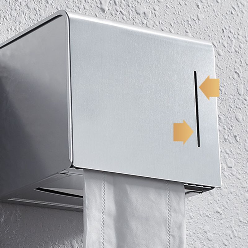 Avtoit | Contemporary bathroom accessory set made of aluminum with towel holder/bath shelf