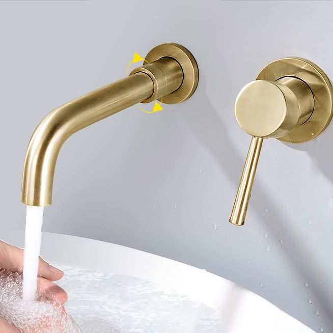 Avtoit | Contemporary Wall-Mounted Single-Hand Kitchen Faucet Low Arc Water Filler