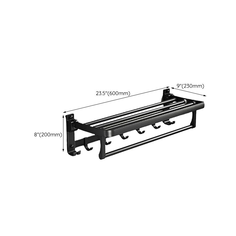 Avtoit | Traditional Aluminum Bathroom Accessories Set Black Bathroom Accessories Kit