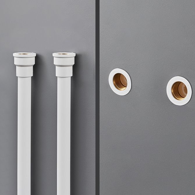 Avtoit | Contemporary Wall-Mounted Bathroom Faucet Lever Handles 2-Hole Faucet Brass Faucet
