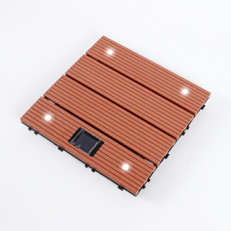 Avtoit | Striped Pattern Terrace Floor Tiles Square Click Floor Tiles Floor Board
