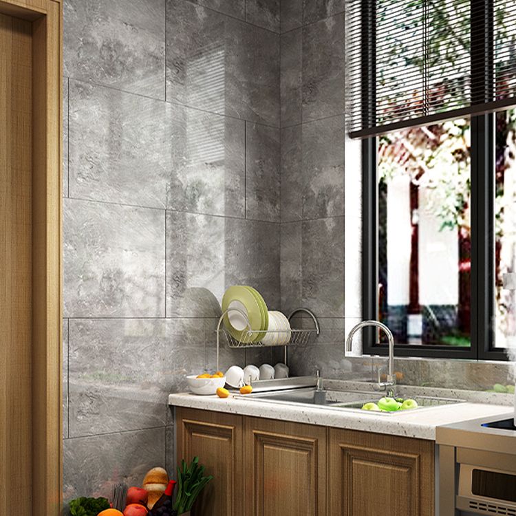 Avtoit | Simple Tile Wallpaper Plastic Waterproof Peel and Stick Backdrop