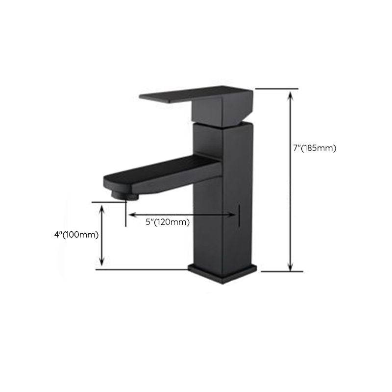 Avtoit | Modern Sink Faucet Centerset Bathroom Sink Faucet in Black