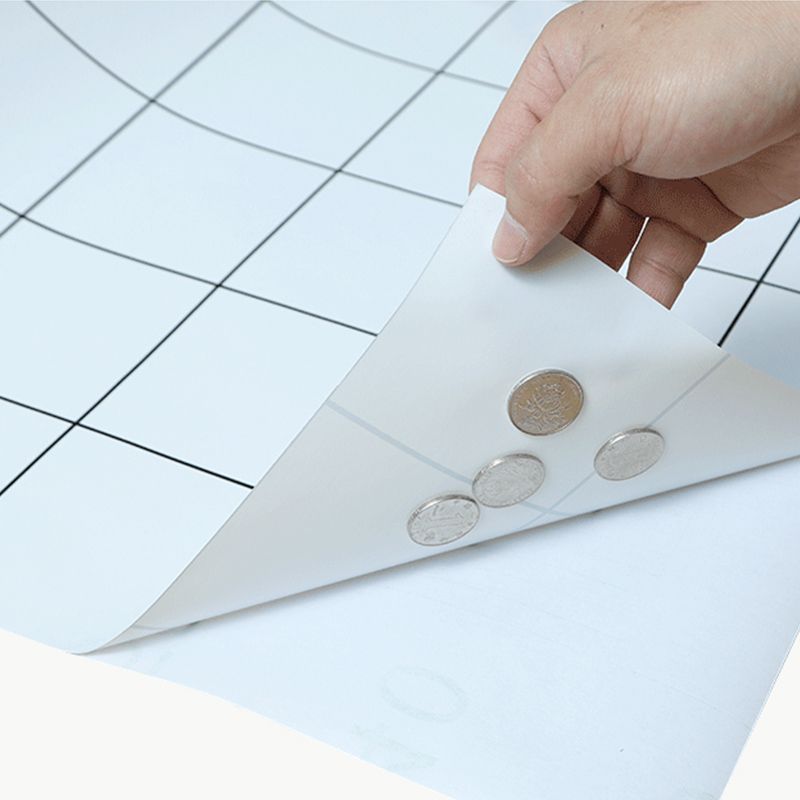 Avtoit | Grid Mosaic Peel & Stick Tile Scratch-resistant Wallpaper for Backsplash
