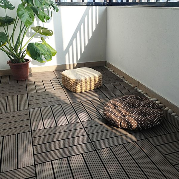 Avtoit | 11 Pack 12" X 12" Square Deck/Patio Tiles Snap Fit for Outdoor Patio Tiles