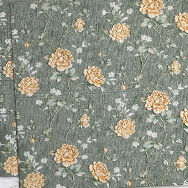 Avtoit | Modern Wall Panel 3D Floral Print Peel and Stick Waterproof Wall Covering