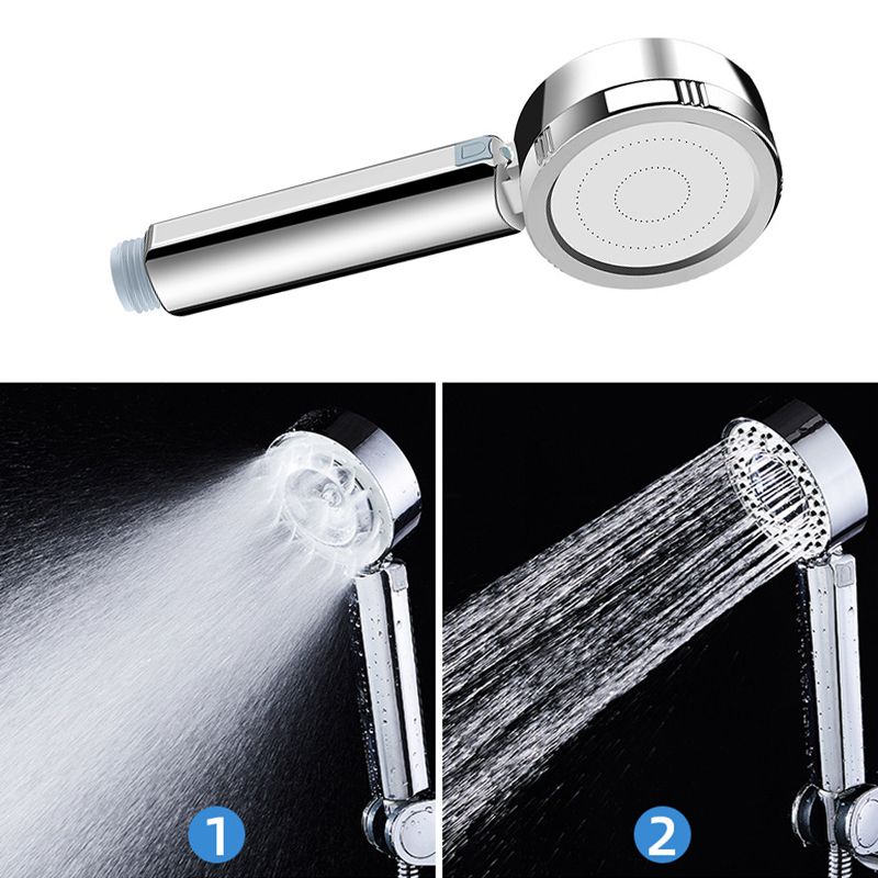 Avtoit | Contemporary Wall-Mounted Shower Head Combination Chrome Round Hand Shower