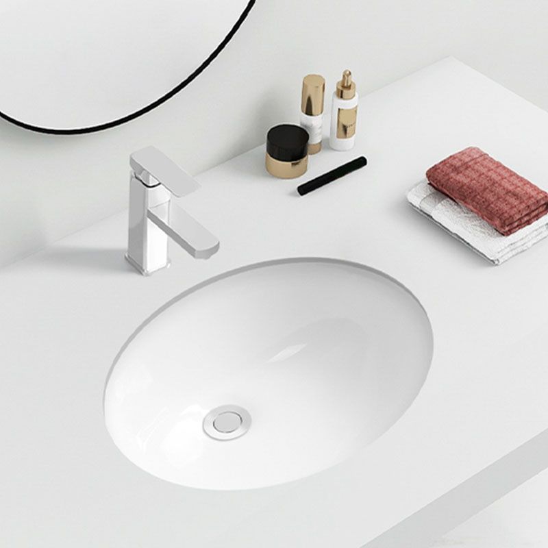 Avtoit | Modern Oval Washstand Ceramic Table Installation Sink Bathroom
