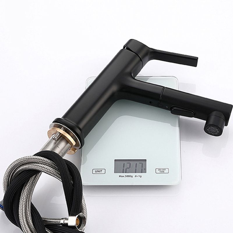 Avtoit | Round Vessel Sink Bathroom Faucet Simple Style Faucet with Brass Material