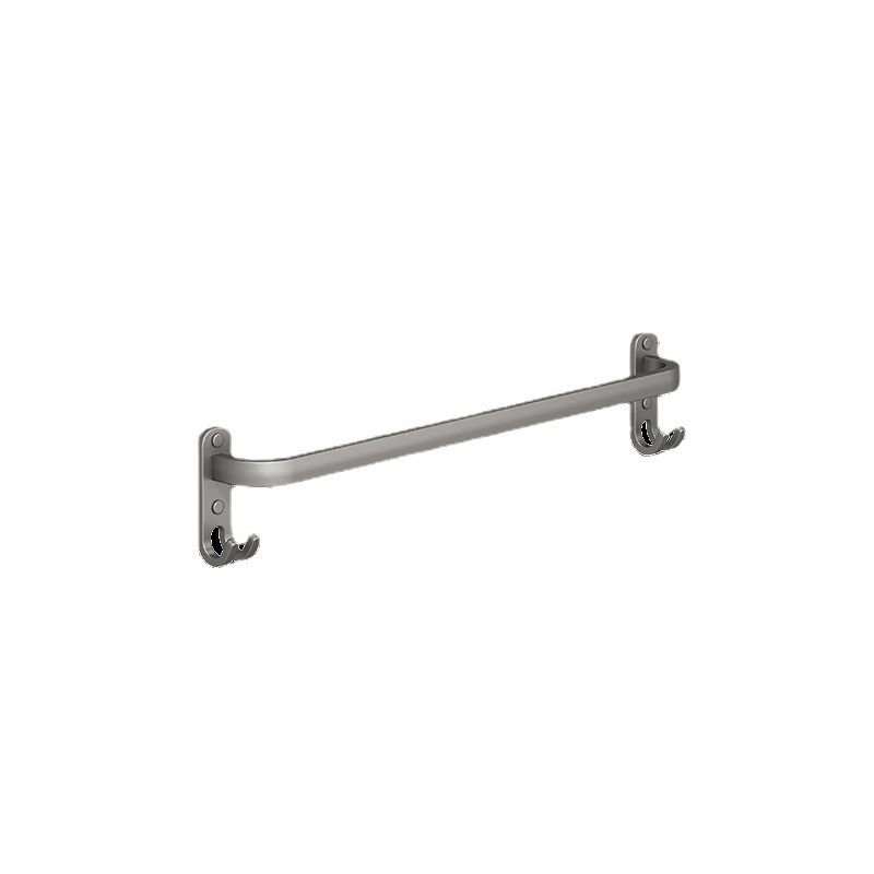 Avtoit | 2-piece modern bathroom accessory set made of aluminum matte gray towel bar