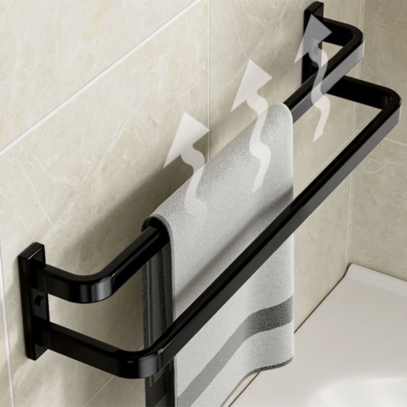 Avtoit | Modern Bathroom Set Towel Bar Paper Holder Black Bathroom Accessory Set