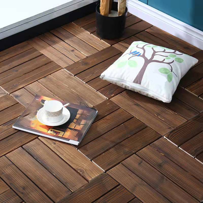 Avtoit | Wood Terrace Tiles Plug-in System Installation Outdoor Terrace Tiles
