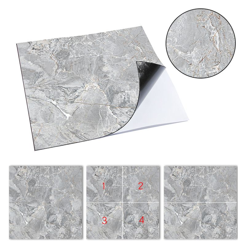 Avtoit | Multi-Tonal Style Vinyl Plank Peel and Stick Porcelain Tile Look Vinyl Plank Flooring
