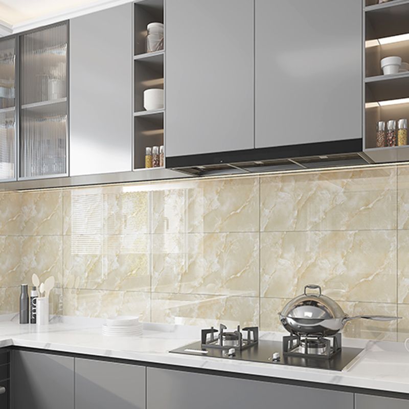 Avtoit | Modern Peel and Stick Tile PVC Rectangular 10 Pack Peel & Stick Field Tile for the Kitchen