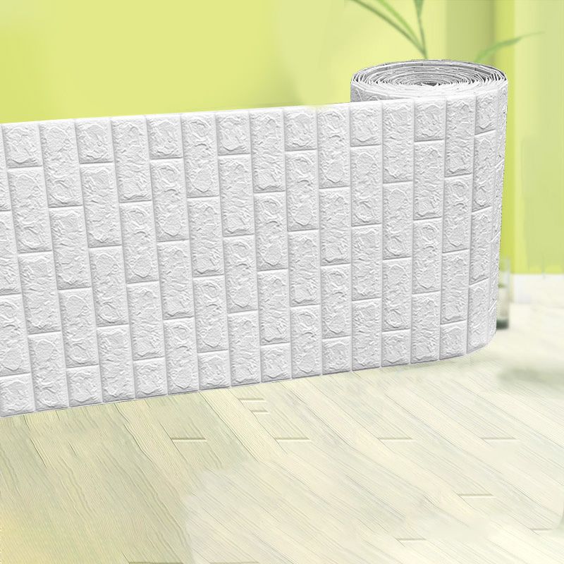 Avtoit | Modern Pearl Wainscoting Waterproof PVC Wall Access Panel Peel and Stick Wall Tile