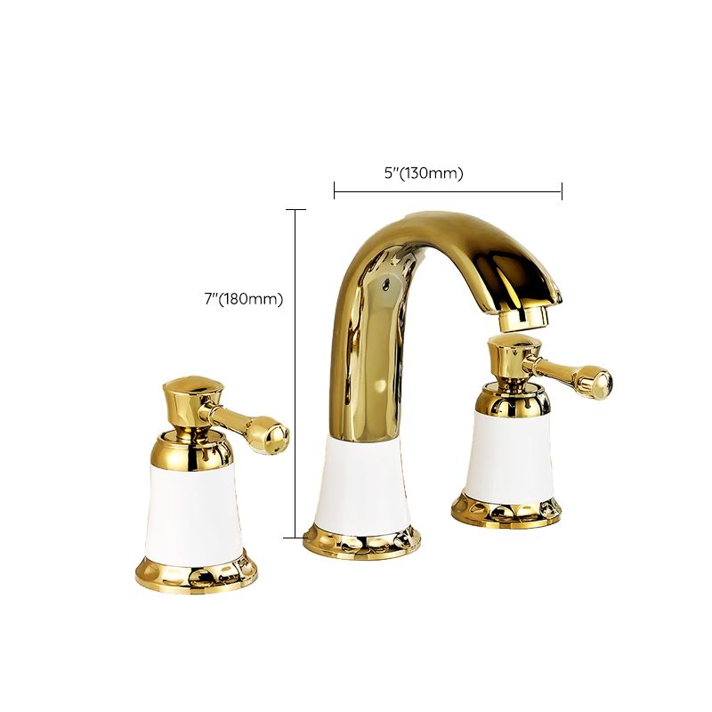 Avtoit | Glam Bathtub Faucet Trim Deck Mounted Lever Handle Swivel Spout Bathtub Faucet