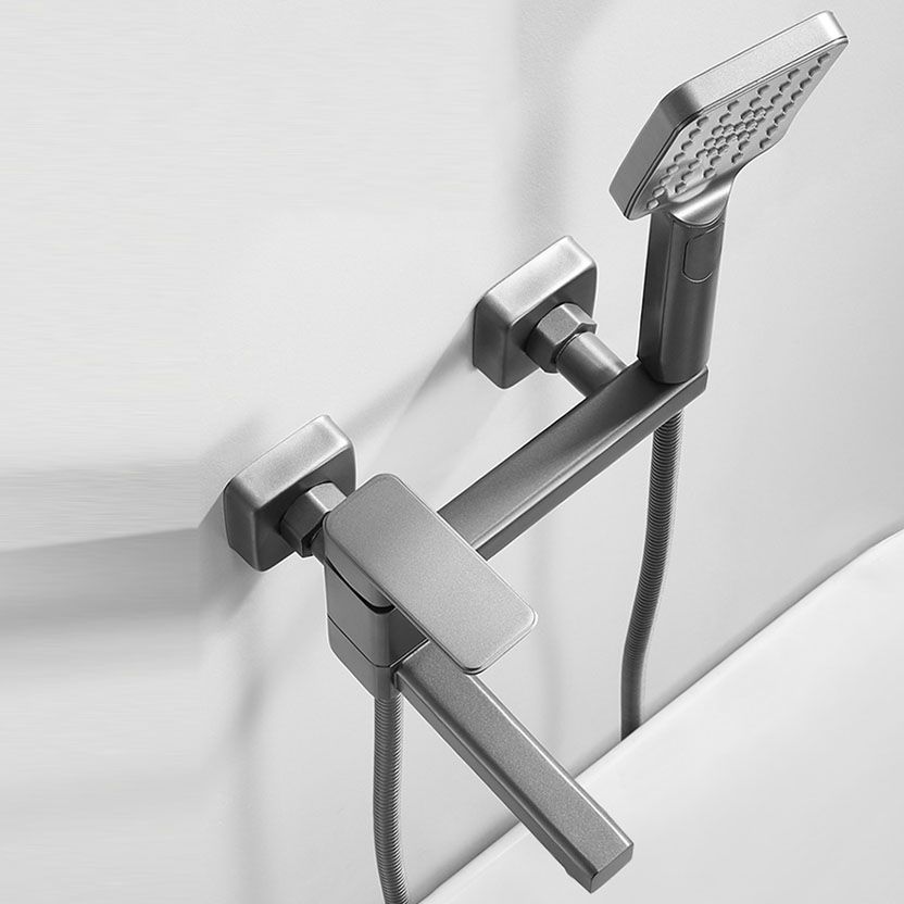 Avtoit | Modern Bathtub Faucet Copper with Handheld Shower Wall-Mounted Bathtub Filler