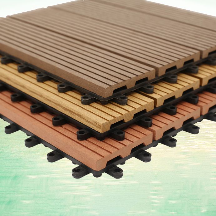 Avtoit | Deck Plank Loose Lay Manufactured Wood Panels Patio Tiles Outdoor Flooring