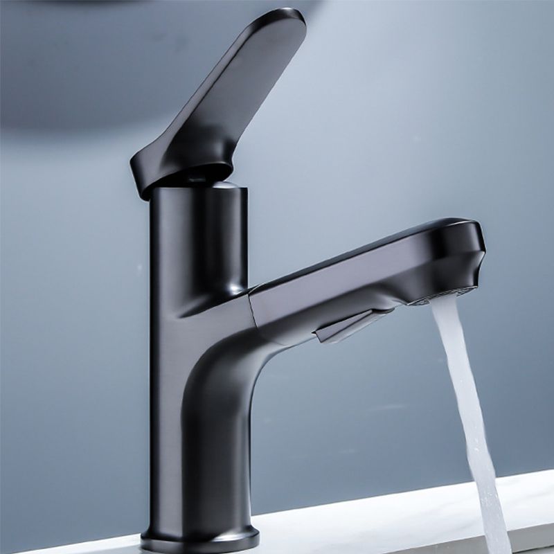 Avtoit | Vessel Sink Faucet Modern Pull-Out Bathroom Faucet with One Lever Handle