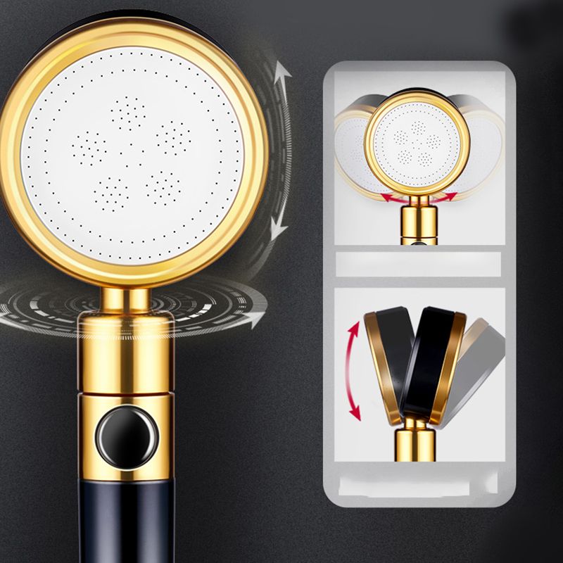 Avtoit | Modern Metal Hand Shower in Black Water efficient round Shower Head