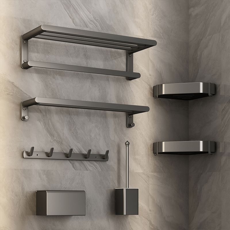 Avtoit | Matte Gray Bathroom Hardware Set Modern Bathroom Accessories Set