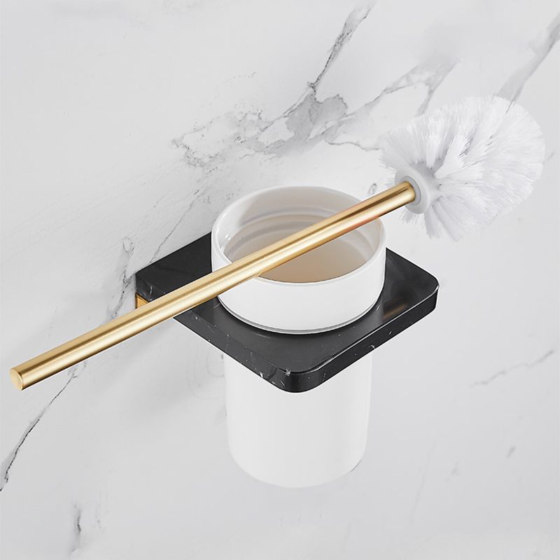 Avtoit | Metal and Marble Bathroom Minimalist Accessory as a Single Piece or in a Set in Gold