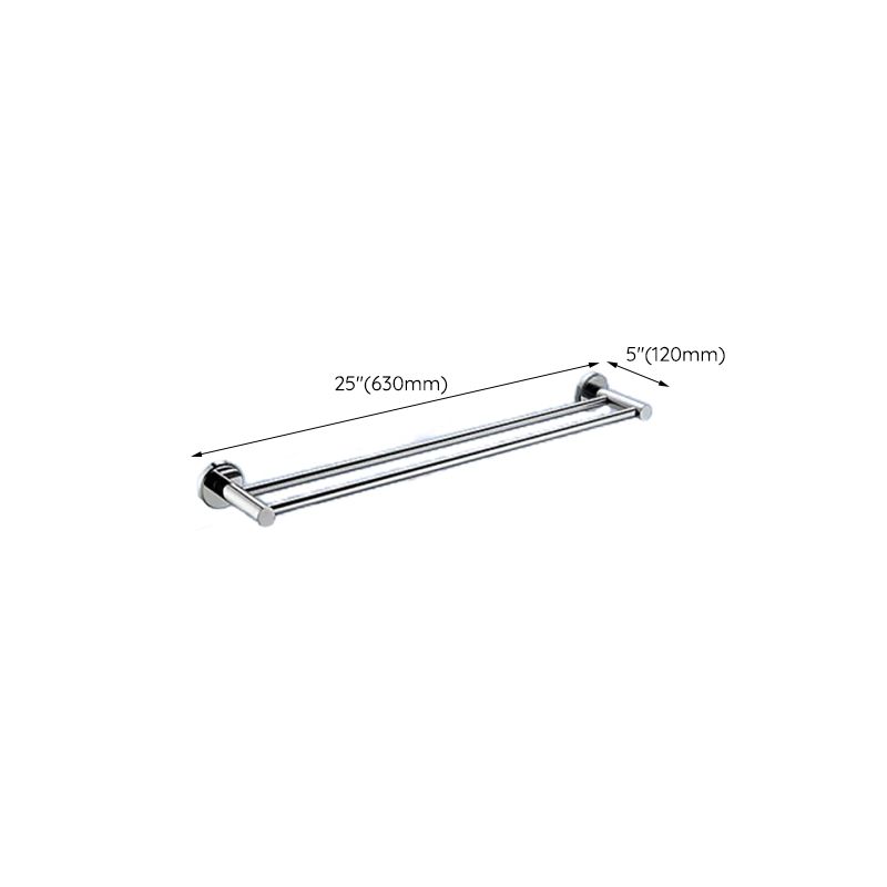Avtoit | Contemporary bathroom accessory set made of aluminum with towel holder/bath shelf