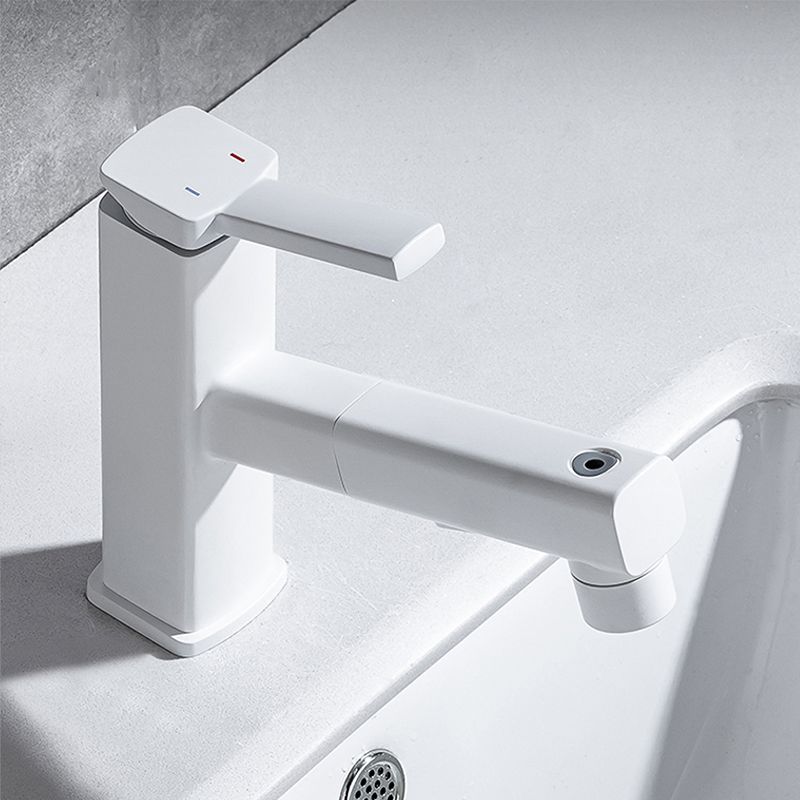 Avtoit | Lever Handle Faucet Pull-Out Basin Faucet with Swivel Spout