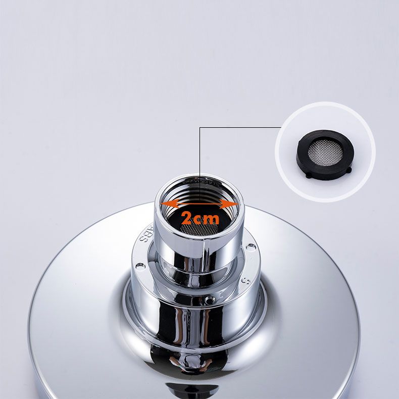 Avtoit | Round Small Upper Shower Head Wall Mount Adjustable Shower Head