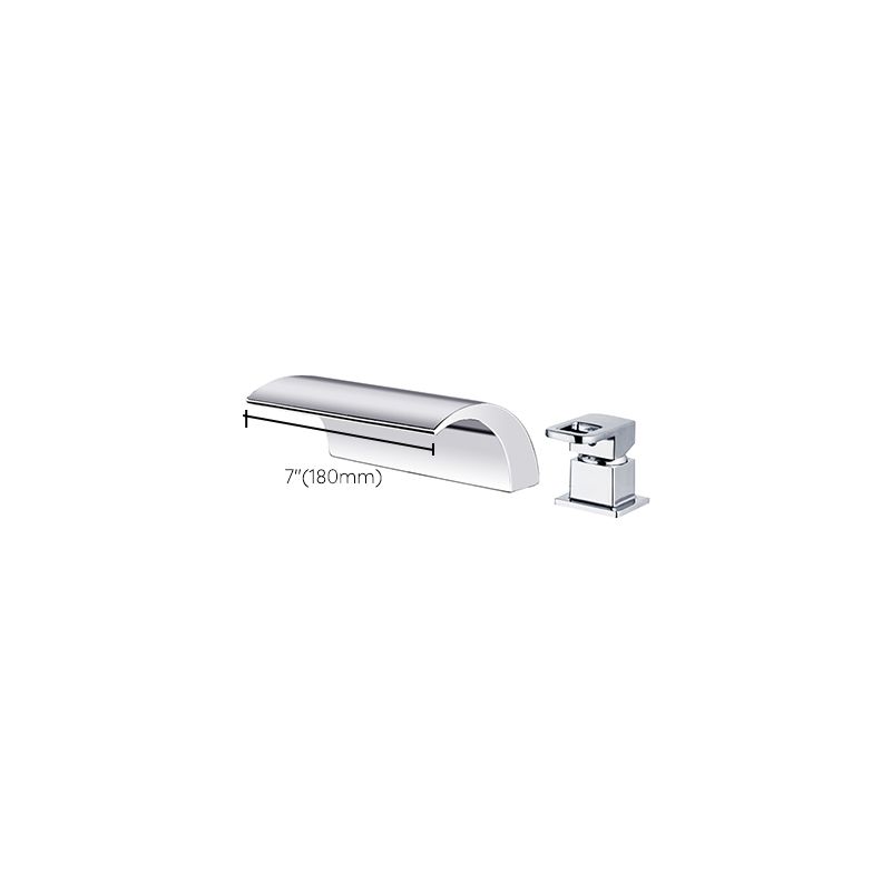 Avtoit | Modern Brass Roman Bathtub Faucet Waterfall Spout Bathtub Faucet