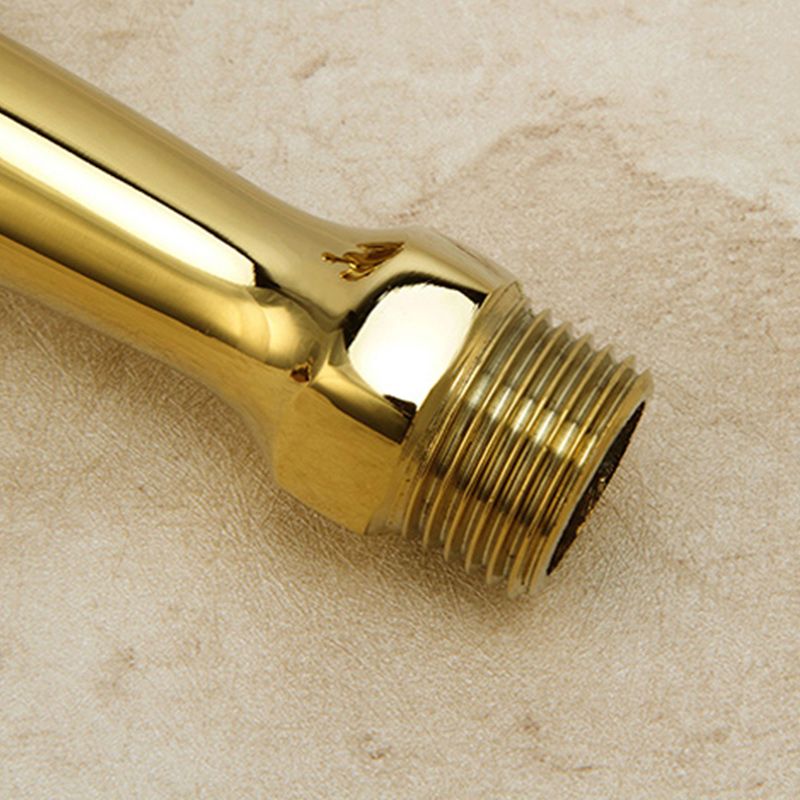 Avtoit | Glam Wall-mounted Bathroom Faucet Cross Handle Low Arc Round Basin Faucet