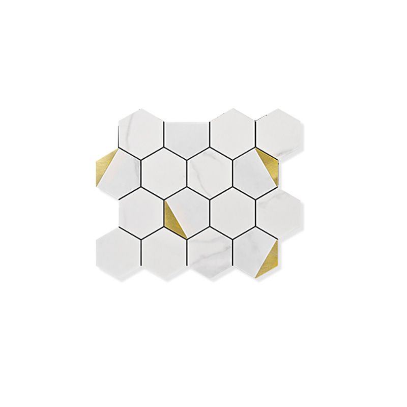 Avtoit | Hexagonal Modern Peel and Stick Tiles Mosaic Tiles Peel and Stick Backdrops