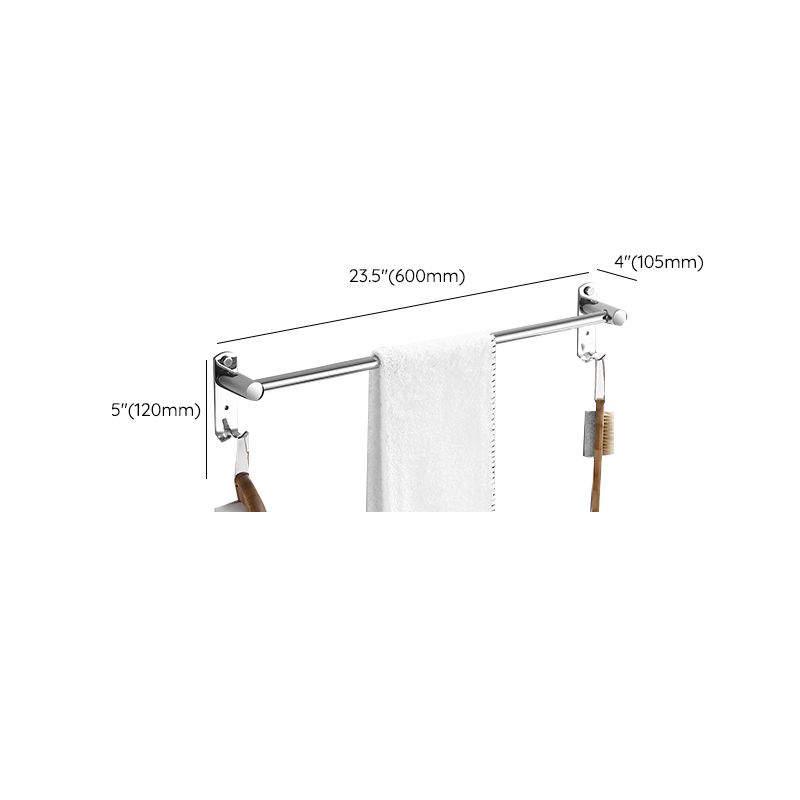 Avtoit | Modern Bathroom Set with Bathroom Shelf/Towel Bar Polished Chrome Bathroom Accessory Set