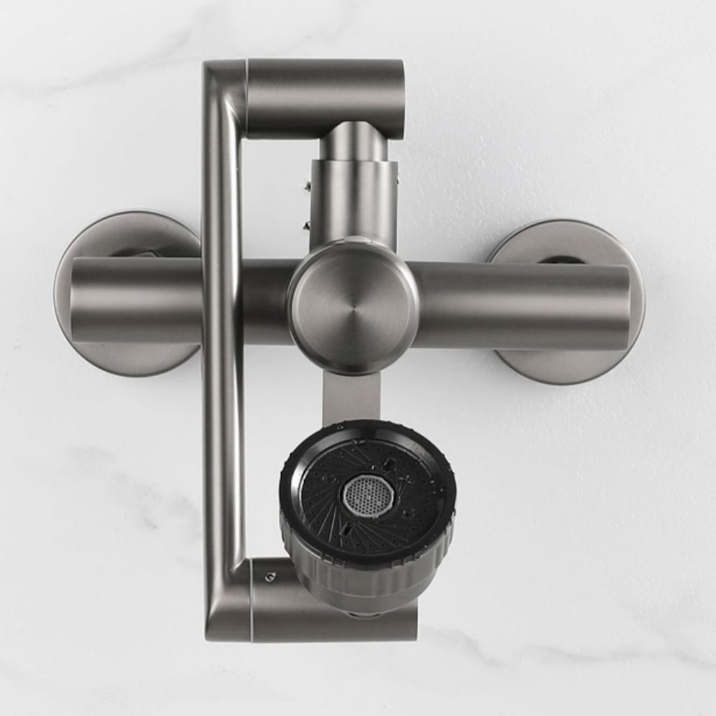 Avtoit | Modern Wall-Mount Kitchen Faucet Single Handle Faucet in Chrome