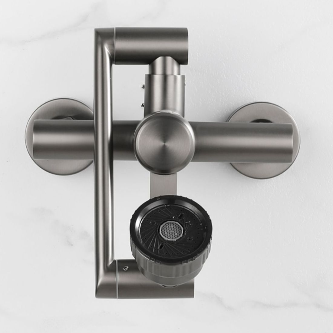 Avtoit | Modern Wall-Mount Kitchen Faucet Single Handle Faucet in Chrome