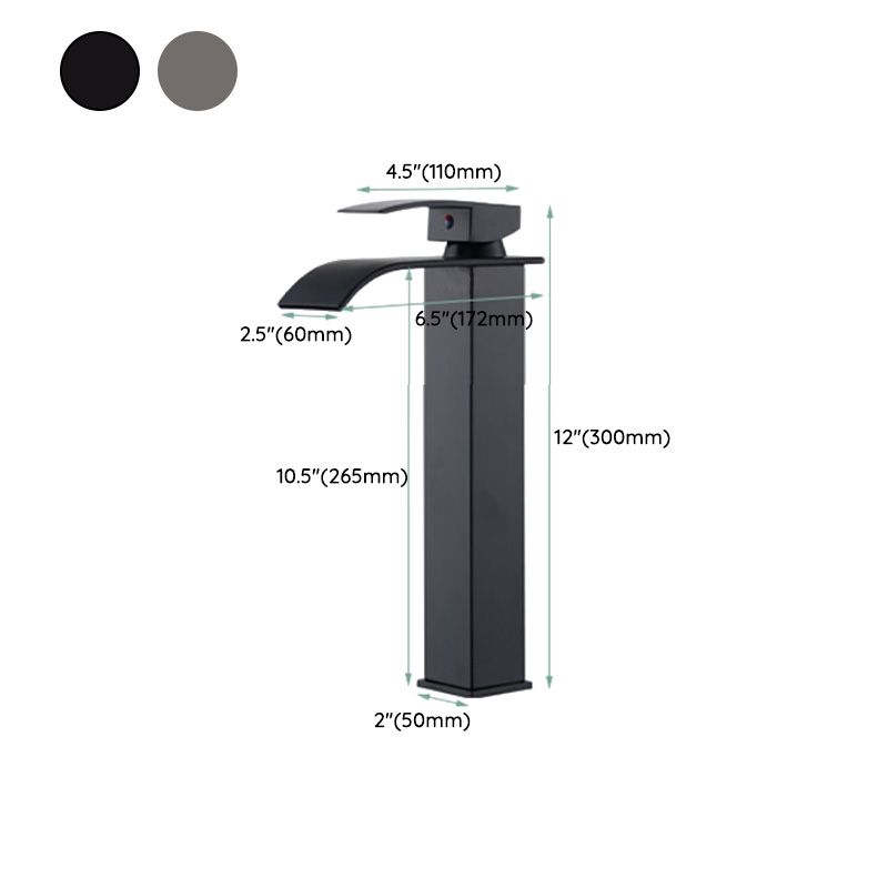 Avtoit | Basin Waterfall Outlet Single Lever Tap with LED Light