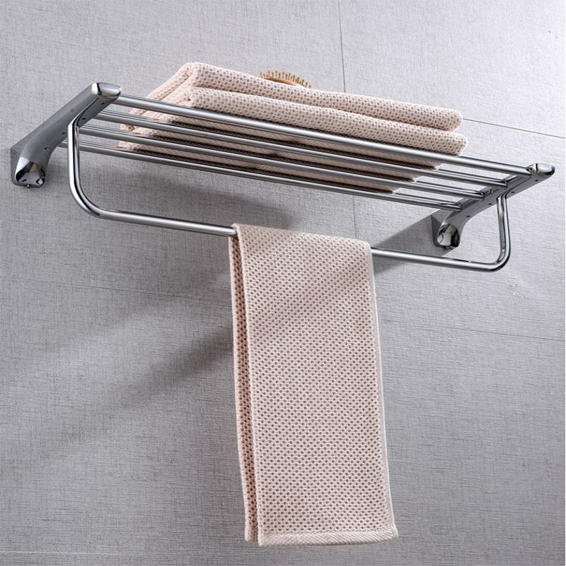 Avtoit | Modern Bathroom Hardware Paper Holder Bathroom Shelf Silver Bathroom Accessory Set