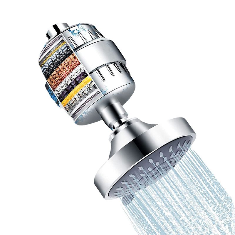 Avtoit | Modern Fixed Shower Head with Catalyst 4-Inch Silver Wall Mount Shower Head