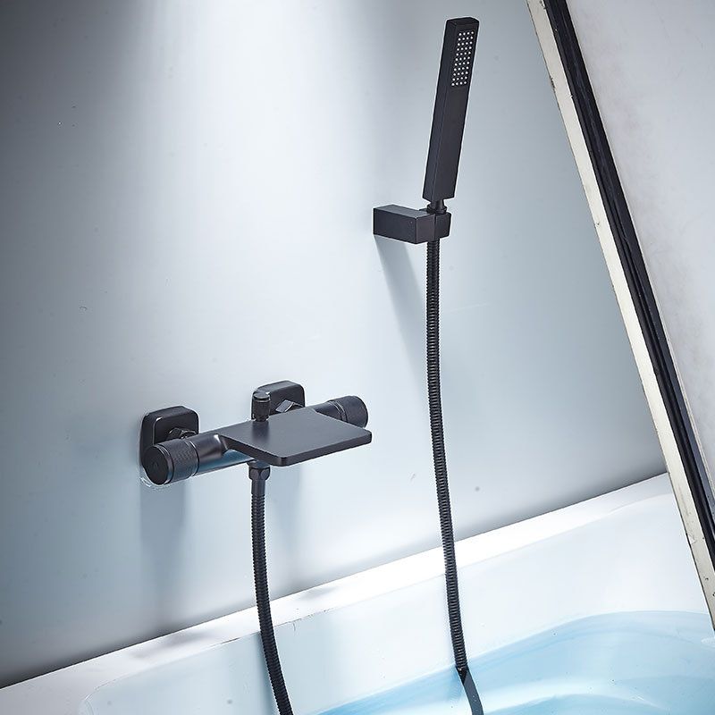 Avtoit | Contemporary Fixed Bathtub Faucet Wall Mounted Waterfall Bathtub Filler