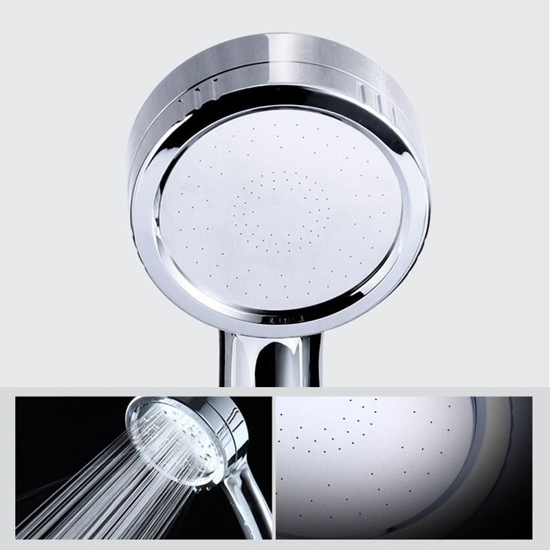 Avtoit | Modern hand shower head 5 spray patterns Chrome Round Wall mounted shower head