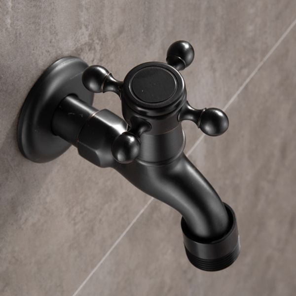 Avtoit | Wide Bathroom Sink Faucet Wall-Mounted Cross Handle Faucet
