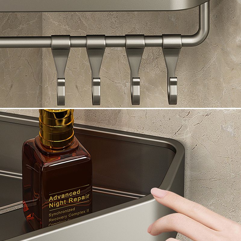 Avtoit | Adhesive Holder Metal Bathroom Accessory Single Piece or in Set with Shelf